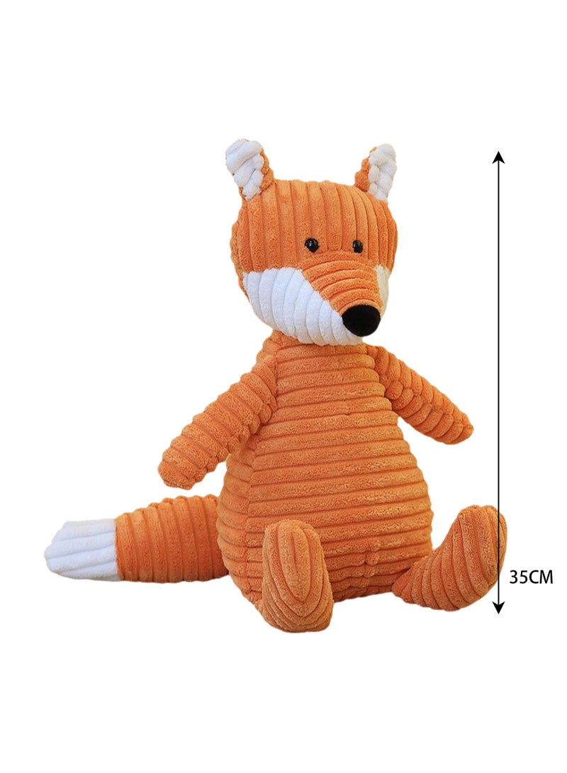 Children's Plush Toy Cartoon Doll Gift (Striped Fox) - Image 2